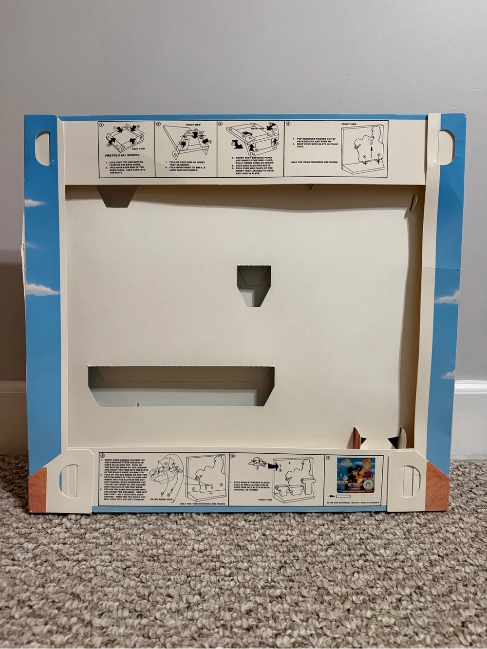 Hercules McDonald's Display with Fisher-Price Toys 1998 Disney